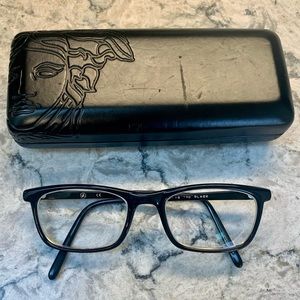 Versace Soho 6 Black Prescription Eyeglasses / Frame with case and cloth